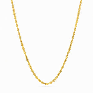 Reb Halskæde - Guld 2MM