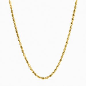 Reb Halskæde - Guld 3MM