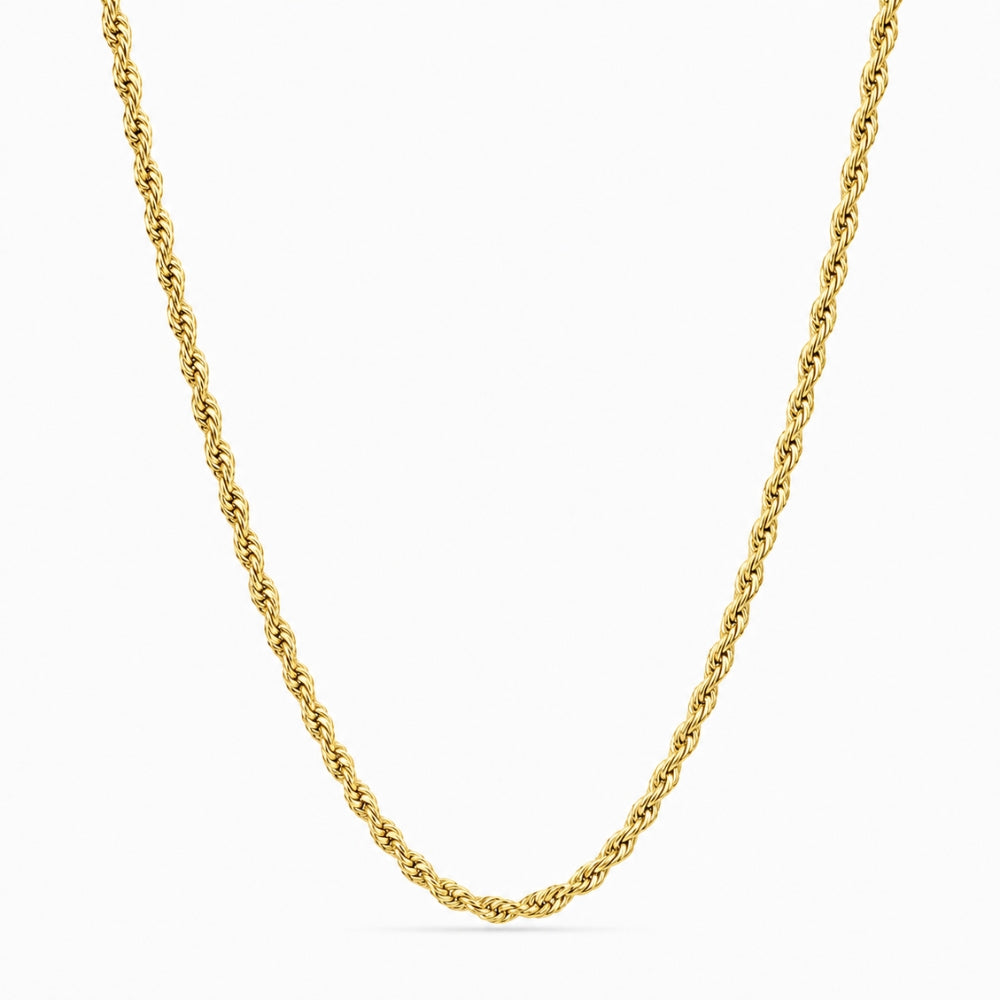 Reb Halskæde - Guld 3MM