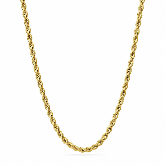 Reb Halskæde - Guld 4MM