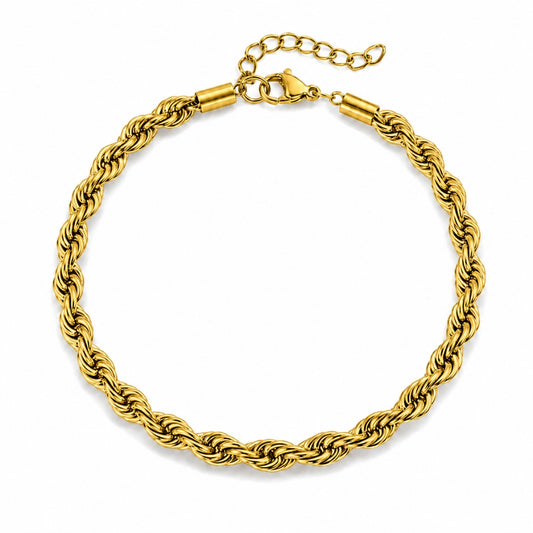 Reb Armbånd - Guld 5MM