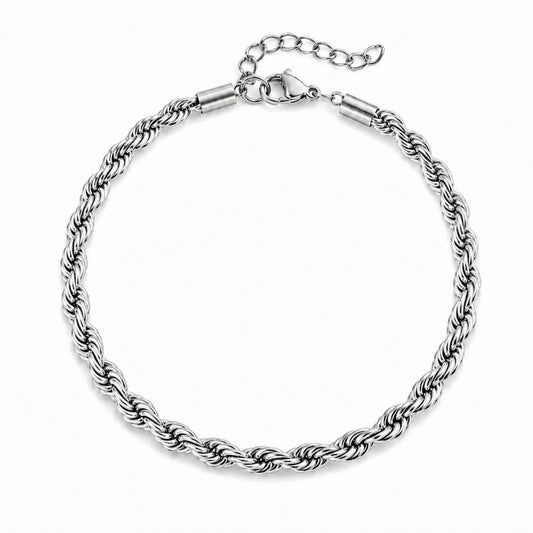 Reb Armbånd - Rustfrit Stål 4MM