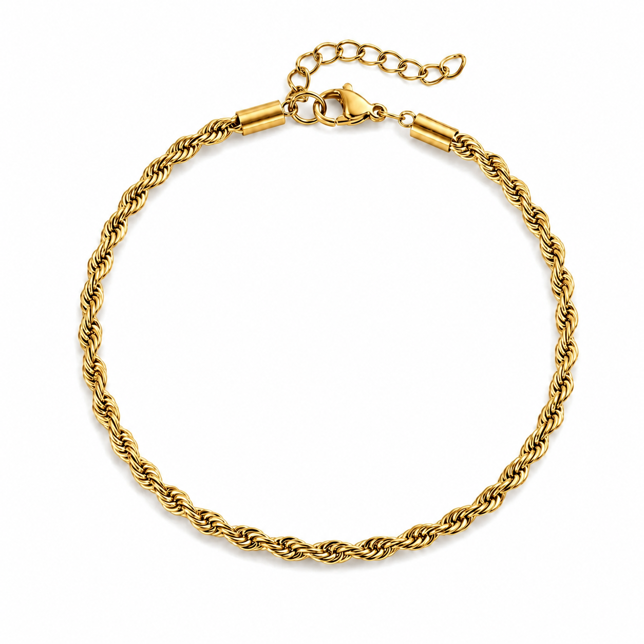 Rope Bracelet - Gold 3MM