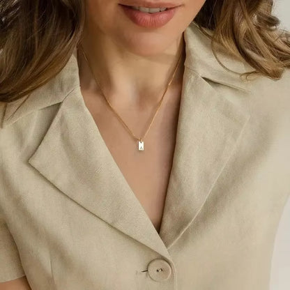 Flat Necklace - Gold