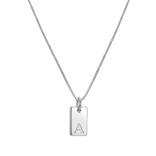 Flat Necklace - Silver
