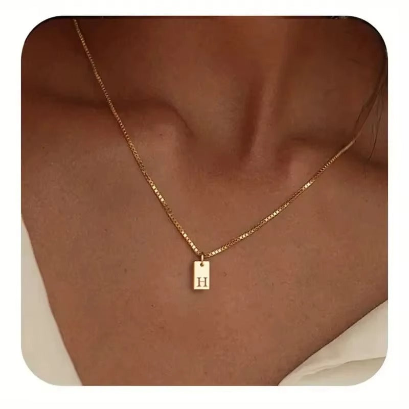 Flat Necklace - Gold