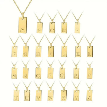 Flat Necklace - Gold