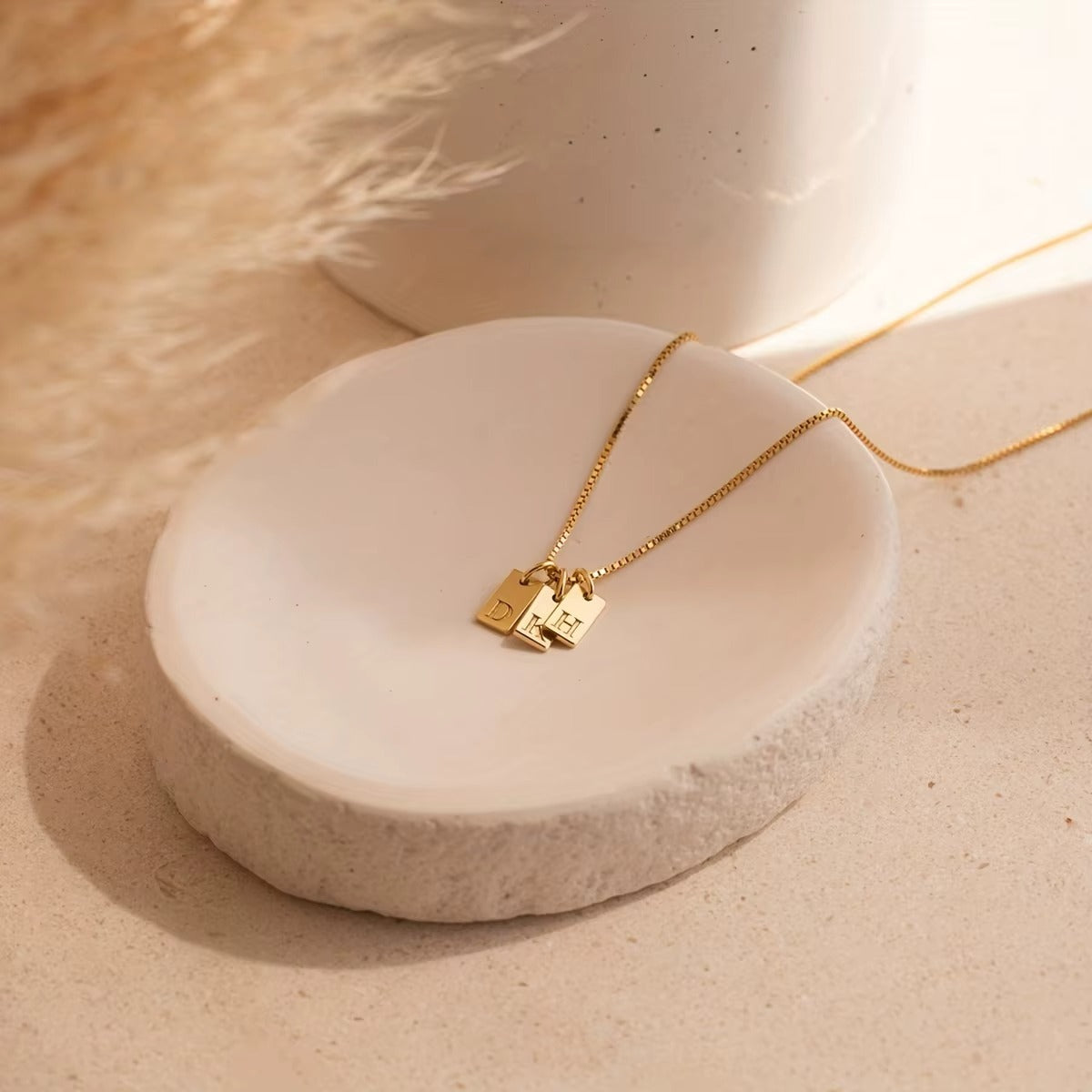 Flat Necklace - Gold