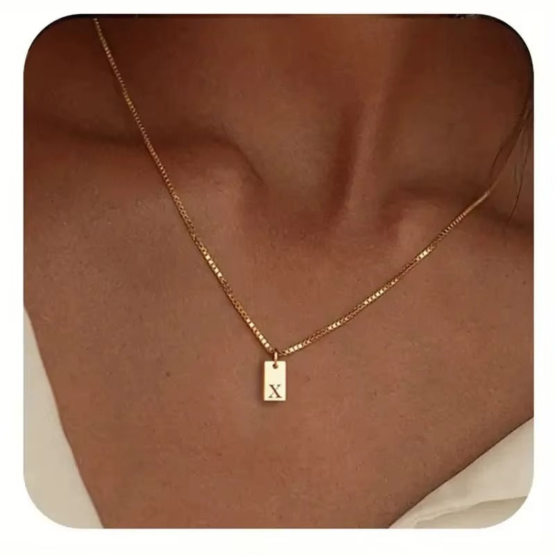 Flat Necklace - Gold