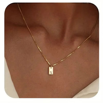 Flat Necklace - Gold
