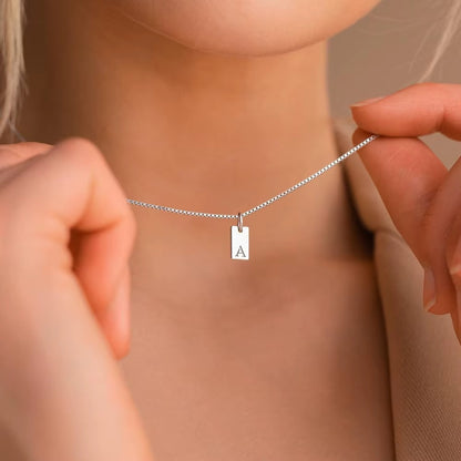 Flat Necklace - Silver