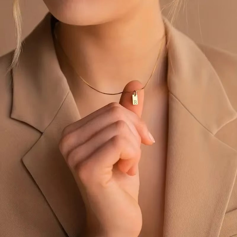 Flat Necklace - Gold