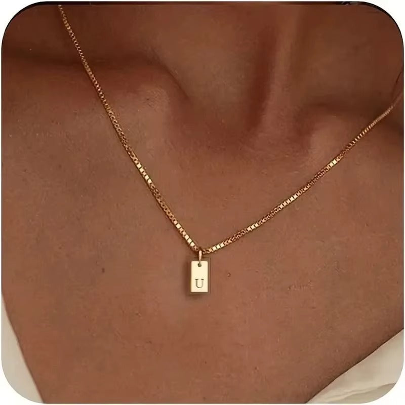 Flat Necklace - Gold