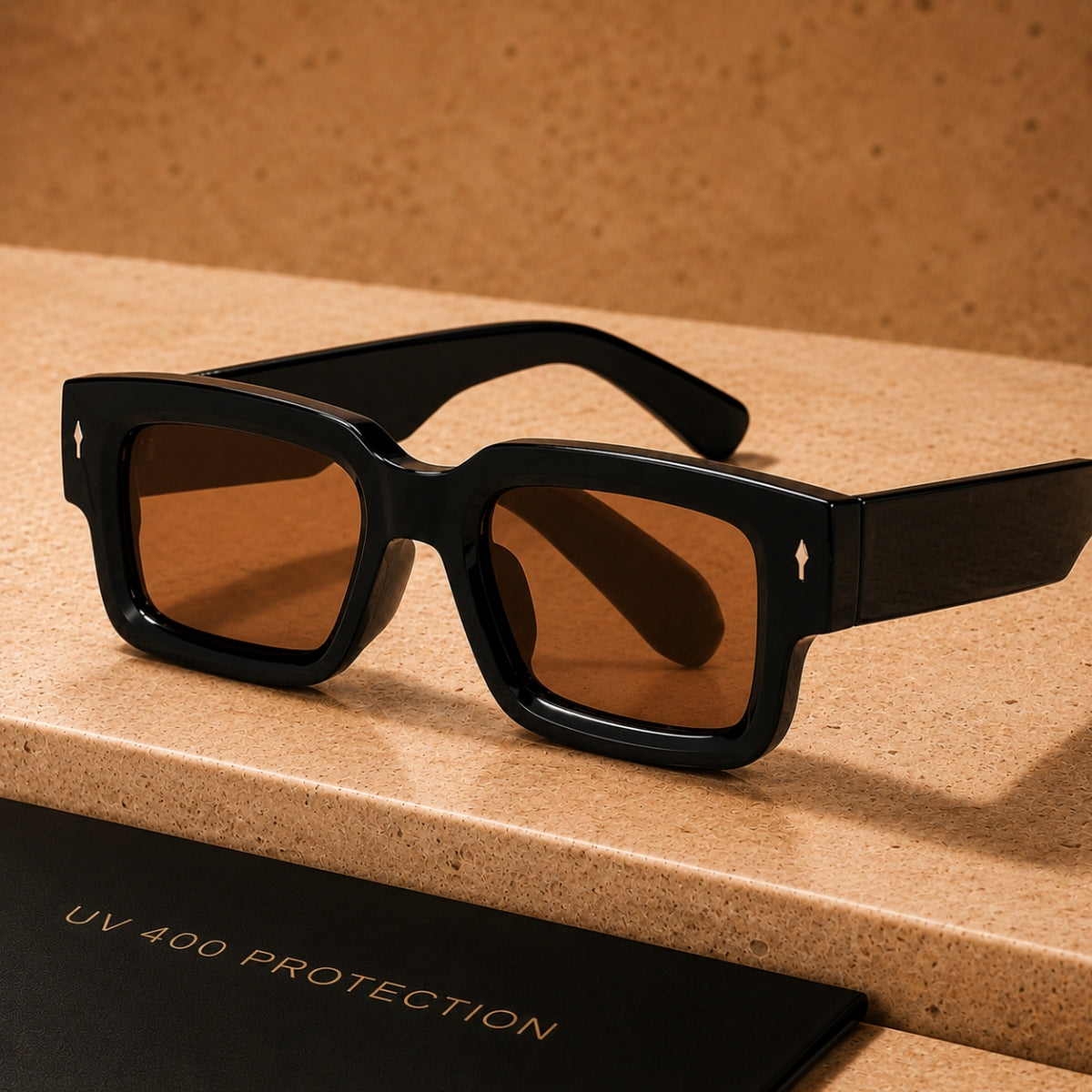 Auron Sunglasses - Black Brown
