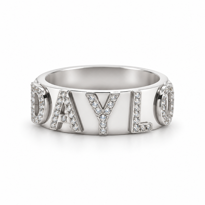 Signature Diamond Ring - Silver