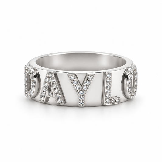 Signature Diamond Ring - Silver
