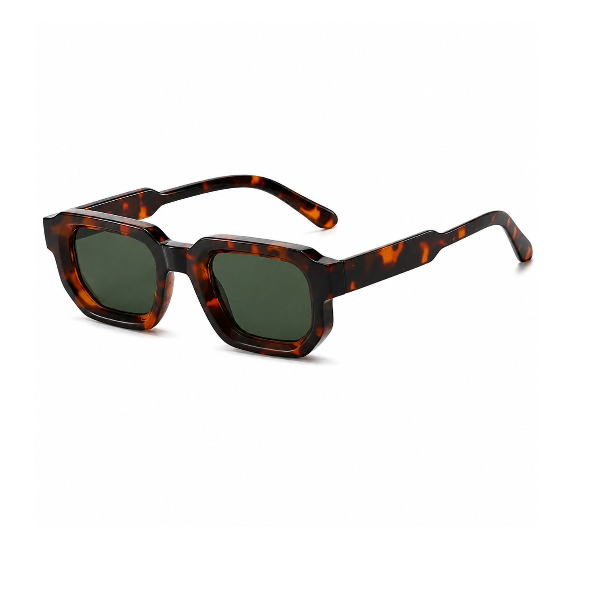 Aevor Solbrille - Leopard Grøn