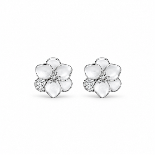 Aurelia Earrings - Silver