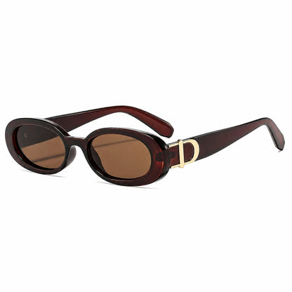 DD Sunglasses Oval - Dark Brown