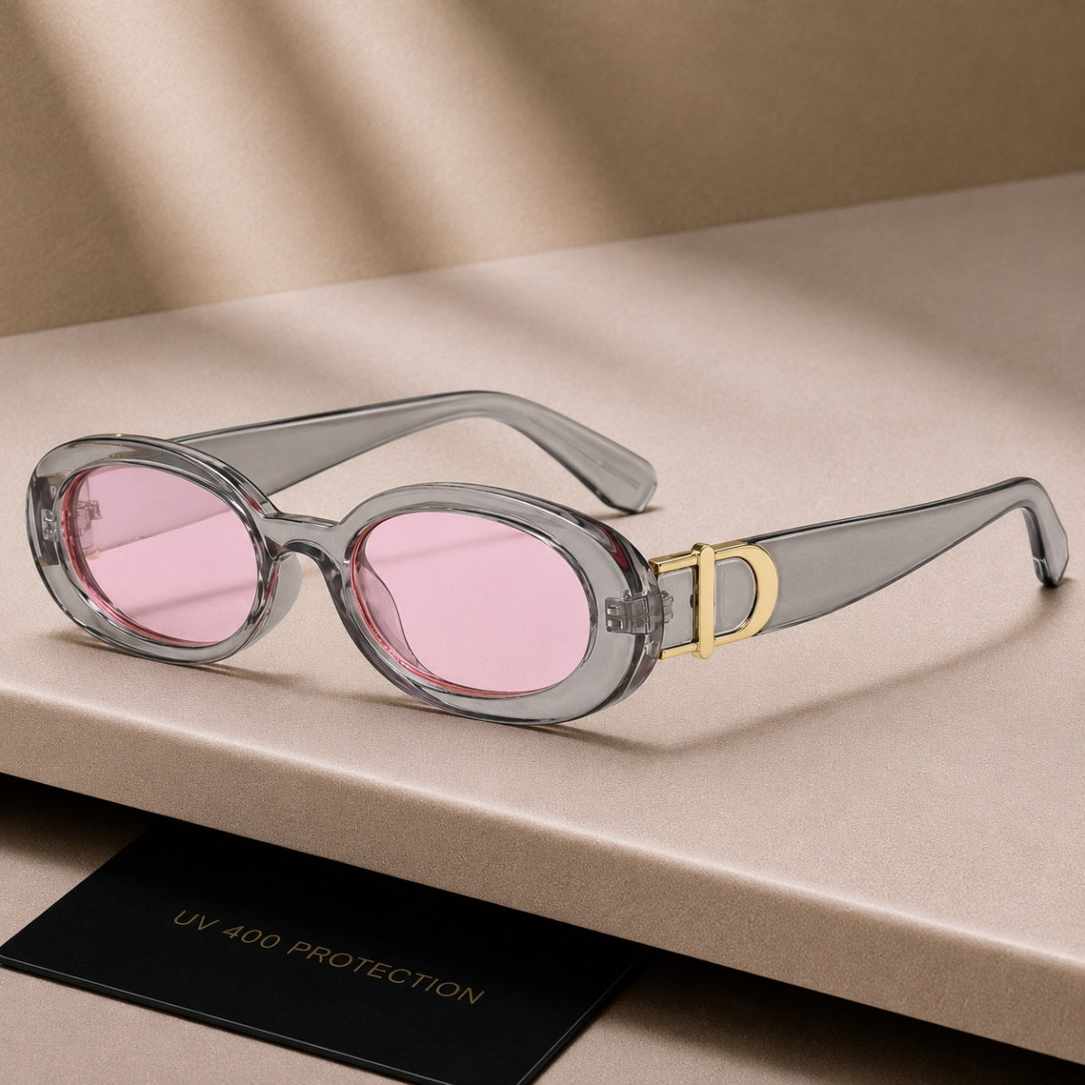 DD Sunglasses Oval - Grey Pink