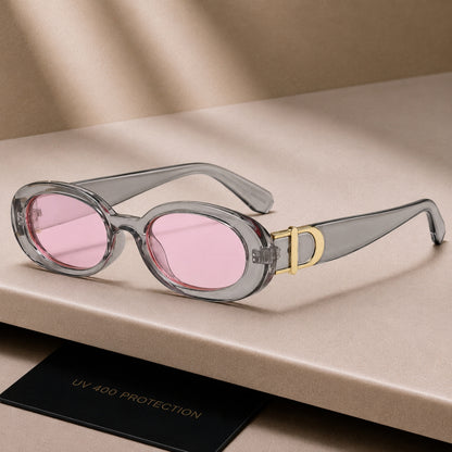 DD Sunglasses Oval - Grey Pink