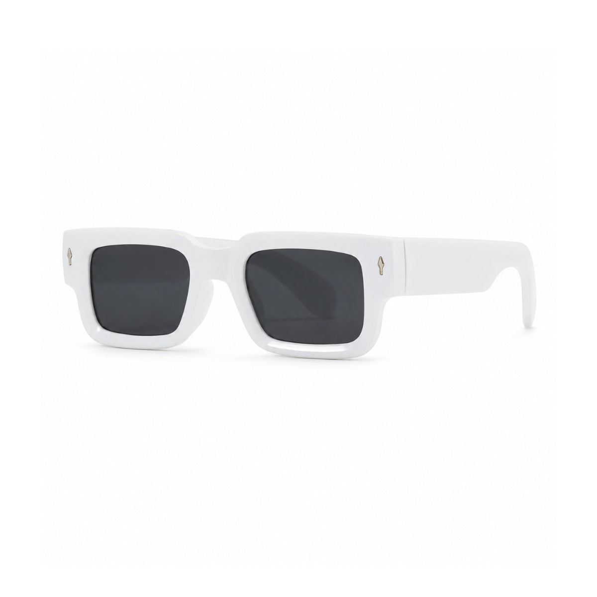 Auron Solbrille - Hvid Sort