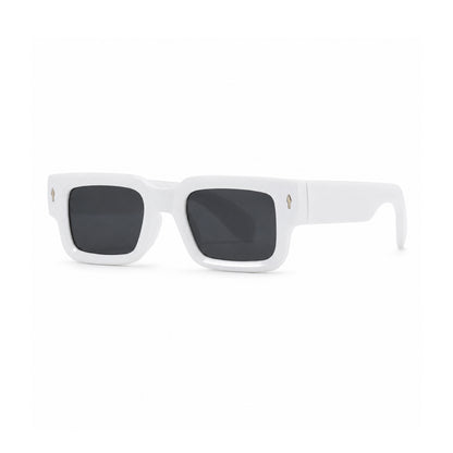Auron Solbrille - Hvid Sort