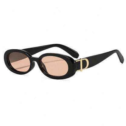 DD Sunglasses Oval - Black Sand