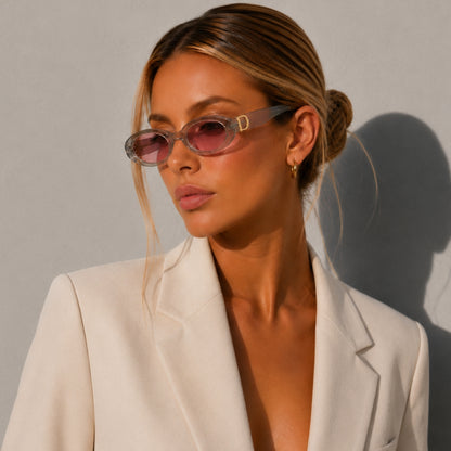 DD Sunglasses Oval - Grey Pink