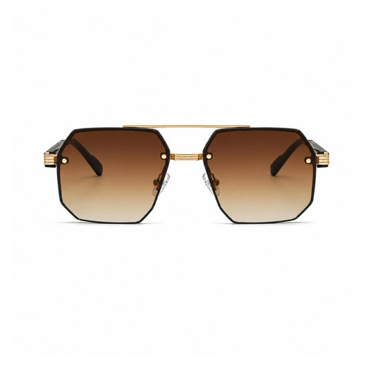 Avero Solbrille - Sort Guld Brun