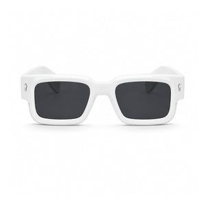 Auron Solbrille - Hvid Sort
