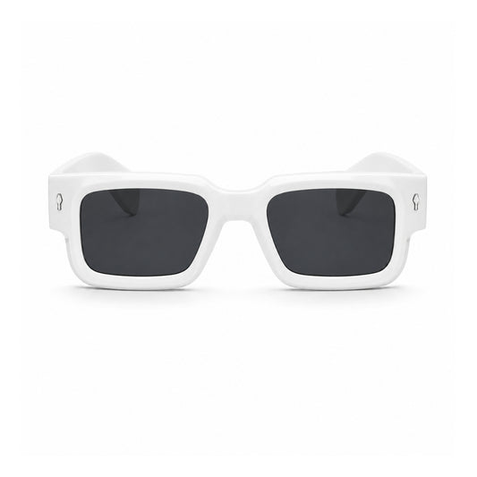 Auron Solbrille - Hvid Sort
