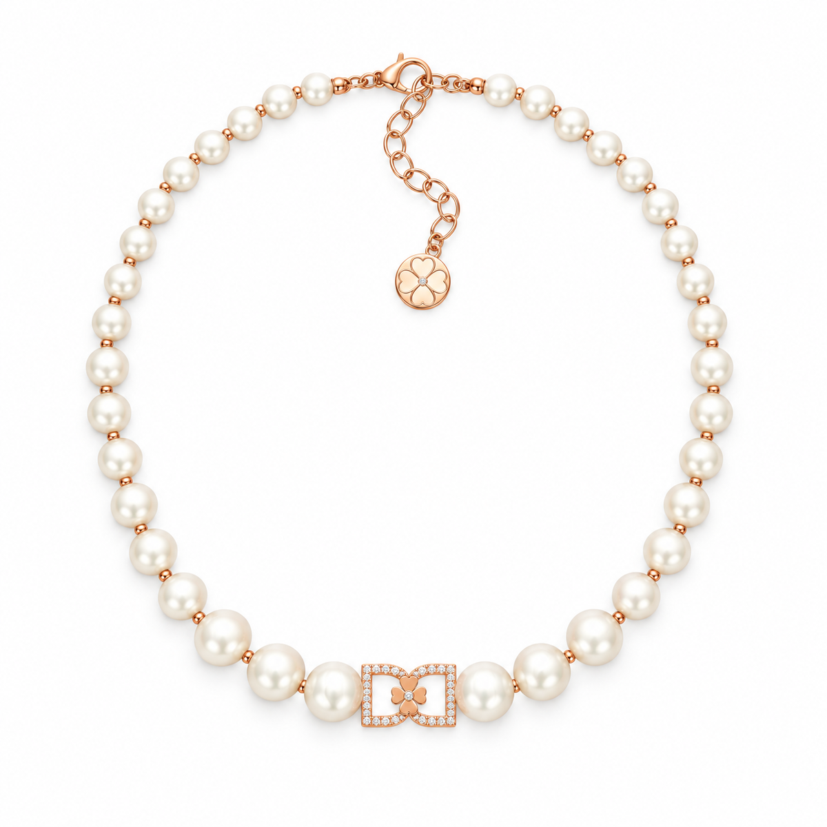 DD Choker Diamonds - Rose Gold