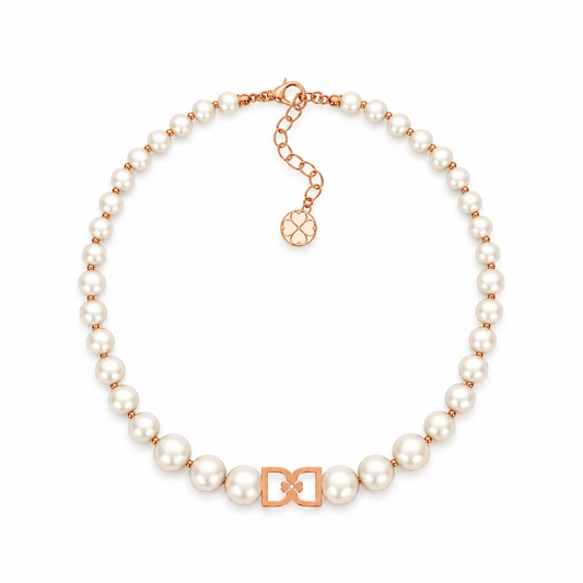 DD Choker - Rosaguld