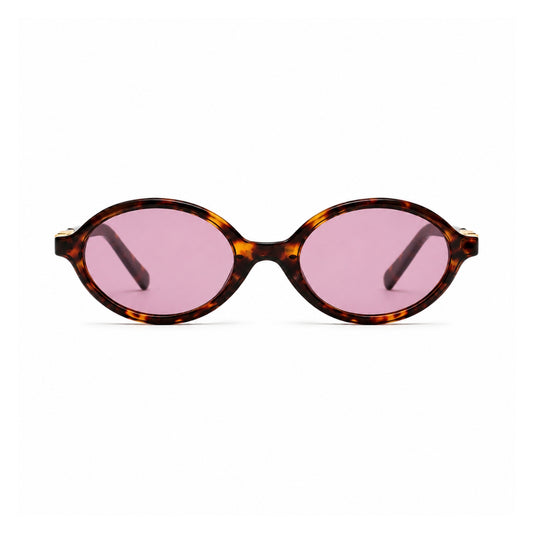 Adrien Solbrille - Leopard Lilla