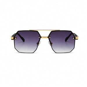 Avero Sunglasses - Black Gold Purple
