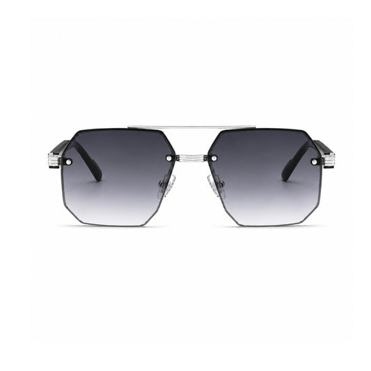 Avero Sunglasses - Black Silver Grey