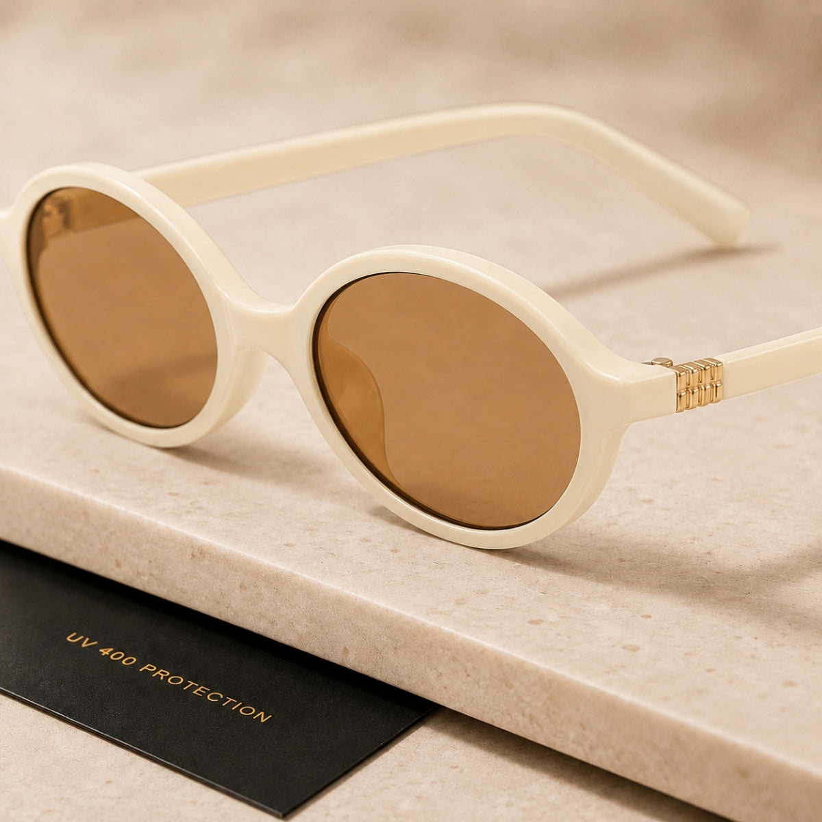 Adrien Sunglasses - Beige Tea