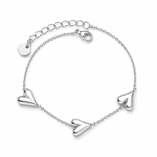 Alva Heart Bracelet - Silver