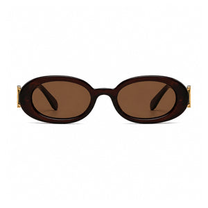 DD Sunglasses Oval - Dark Brown