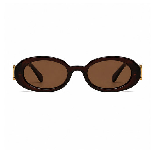 DD Sunglasses Oval - Dark Brown