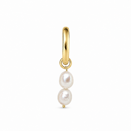 Mira Pearl Earrings - Gold
