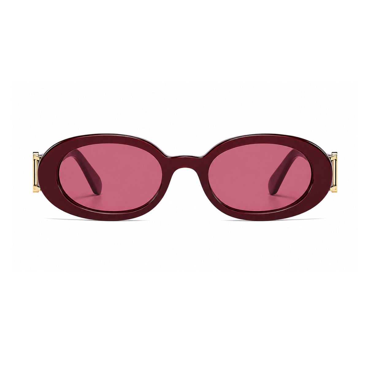 DD Sunglasses Oval - Burgundy