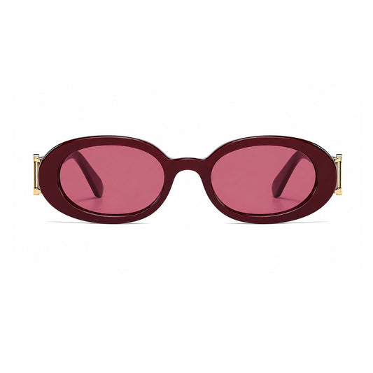 DD Sunglasses Oval - Burgundy
