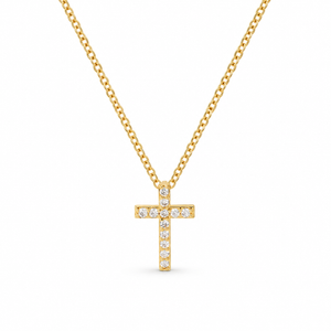Cross Halskæde - Guld