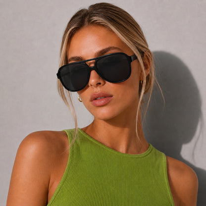 Sarena Sunglasses - Black Grey