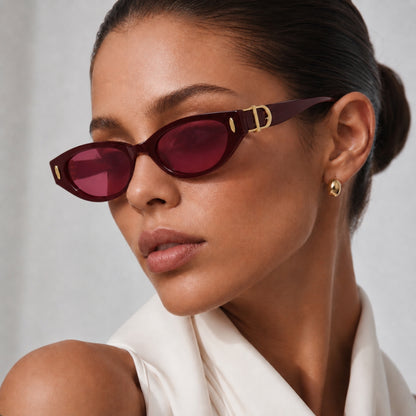 DD Sunglasses - Wine Red