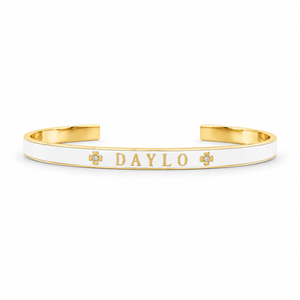 Armbånd - Guld/Hvid