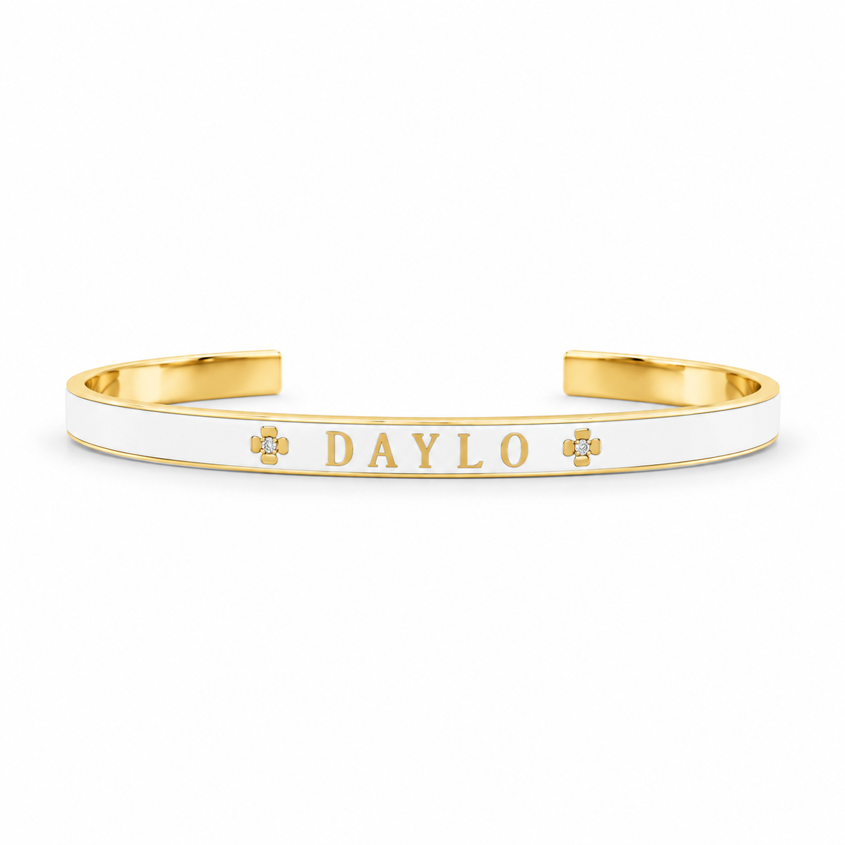Armbånd - Guld/Hvid