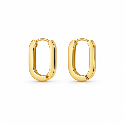 Niva Øreringe - Guld